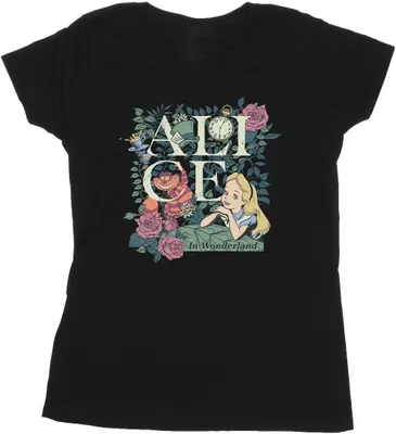 Produktbild von Disney - "Alice in Wonderland" T-Shirt für Damen BI7010 (XXL) (Schwarz)