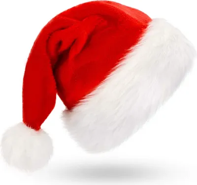 Obrázek produktu pro INF Santa klobouk velikosti pro dospělé Červené M