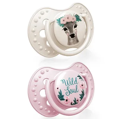 Image de LOVI tétines silicone dynamique Wild Soul Girl 0-3 m 2 pcs 22/882girl
