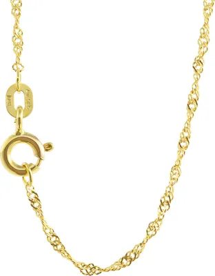 Produktbild von Goldkette Singapurkette Länge 45cm - Breite 1,2mm - 585-14 Karat Gold