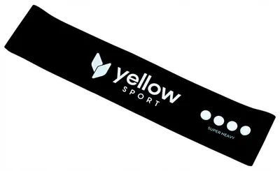 Produktbild von yellowSPORT yellowLOOP band Widerstandsband Schwarz 15-20 kg