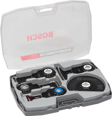 Zdjęcie produktu dla Zestaw narzędzi wielofunkcyjnych Bosch Professional do cięcia 5-częściowy ( 2608669093 ) Starlock + walizka
