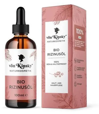 Produktbild von Von Kinsky Bio Rizinusöl reines Gesichts- u.Haaröl 100 ml