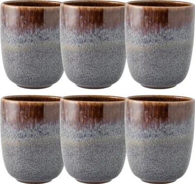 Produktbild von like Villeroy & Boch Lave beige Becher ohne Henkel Set 0,4 l Set6
