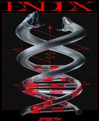 Produktbild von 3Teeth: Endex (180g) (Limited Edition) (Red Vinyl) -   - (LP / E)