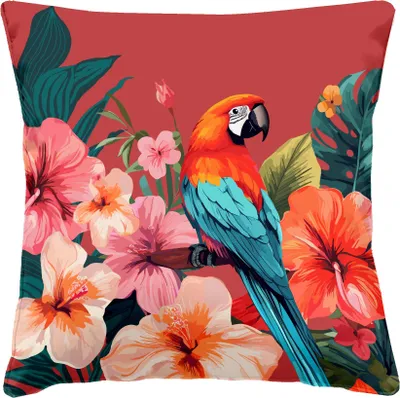 Produktbild von Outdoor Dekokissen mit Papagei-Motiv
