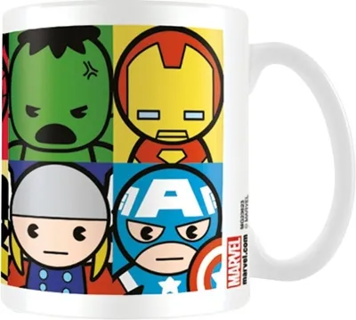 Produktbild von Marvel - Kaffeebecher "Kawaii", Figuren PM1877 (Einheitsgröße) (Bunt)