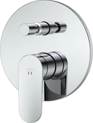 Produktbild von Avapax | Dusch- Und Badewannenarmatur - Chrom Glänzend - Messingkörper - Keramischer Kopf 35 Mm - Zweifunktional