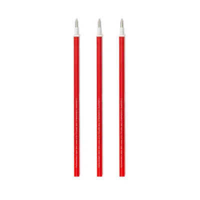Produktbild von Legami Erasable Pen Refills Red, 3er Set, Ersatzmine für Gelstift, Nachfüllmine, Rot, REFEP0006