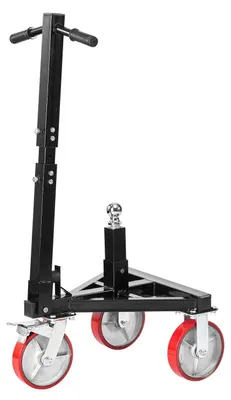 Immagine prodotto di Carrello per rimorchi - Carrello per il trasporto di rimorchi - Dispositivo di regolazione per rimorchi - Carrello per imbarcazioni - Elevata capacità di carico, fino a 1587 kg