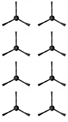 8 Ersatz-Seitenbürsten für Roborock S8/S8+/S8 Pro Ultra