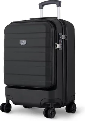 Produktbild von Famanu Trolley Koffer Set, Handgepäck / Leichtgewicht mit 4 Rollen