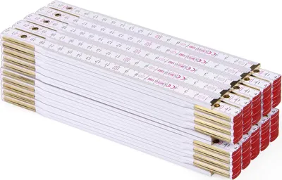 Produktbild von Zollstock Metrie Perfekt 10 - 2m weiß 10 Stück