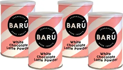 Produktbild von Barú White Chocolate Trinkschokolade Pulver - Instant Schokolade - 4 x 250g