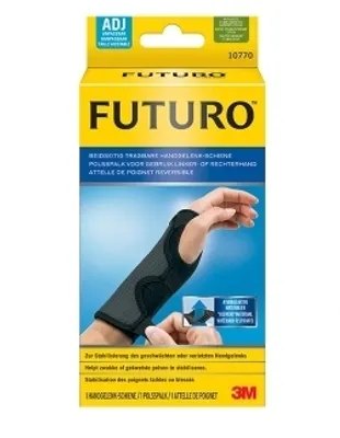 Zdjęcie produktu dla 3M 10770DABI, Nadgarstek, Wspierane, Jeden rozmiar, Aluminium, Nylon, Poliester, Poliuretan (PU), Spandex, Czarny
