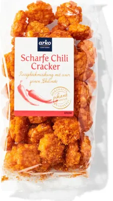 Produktbild von arko Scharfe Chili-Cracker, 120g