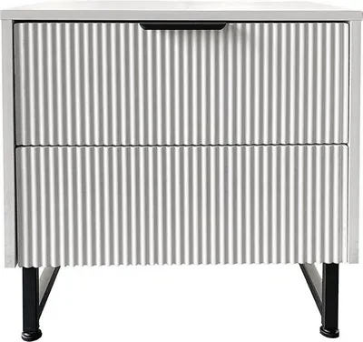 Produktbild von HOME DELUXE Nachttisch NYLA - 45 x 61 cm | Bettkommode Nachtkommode Beistelltisch Bettkonsole