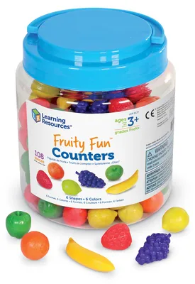 Produktbild von Learning Resources Zählspielzeug Fruity Fun Counters Set mit 108 Stück