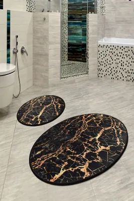 Image de Mijolnir, Goldes, Tapis de bain, Multicolore, polyester, 60 x 100 cm