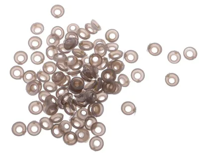 Puppennasen Kunststoff 100 Stück, 10 mm, Schwarz