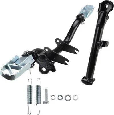 Productafbeelding van Voetsteun + standaard voor Simson S51, S50, S60, S53, S70, Cross-model, stalen uitvoering, opklapbaar
