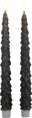 Productafbeelding van Dinerkaars kerstboom 27 cm taupe Anna's Collection