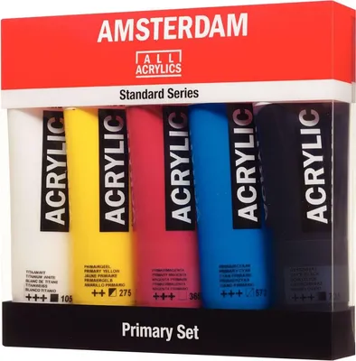 Produktbild von Royal Talens Talens Amsterdam Primary Set 5x120 ml