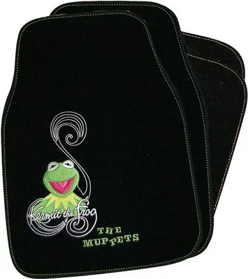 Produktbild von Auto Fußmatten 4tlg. Set Muppets Velour Autoteppich für Audi A6