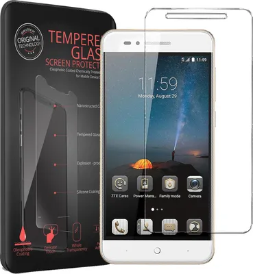 Immagine prodotto di 2x vetro blindato per la protezione dello schermo in vetro di ZTE Blade A612