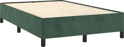 Produktbild von Bettgestell ohne Matratze Dunkelgrün 120x190 cm Samt