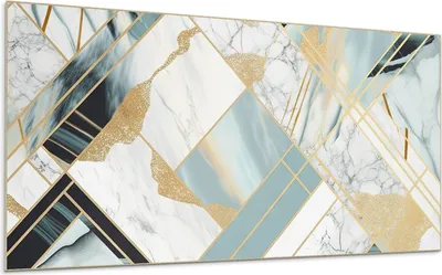 Produktbild von Geometrie Von Marmormustern – Selbstklebende Fliesen – Wandverkleidung – Wandpaneel – PVC Fliesen – Vinylflisen – PCV Flisen – Selbstklebend – Wanddeko – 120 x 60 cm