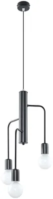 Immagine prodotto di Lampadario DUOMO 3M 3xE27 15W acciaio 100x25x25cm Sollux Lighting