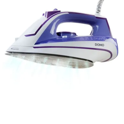 Obrázek produktu pro Domo DO7052S, Napařovací žehlička, Keramická žehlicí plocha, 120 g/min, Bílá, 40 g/min, 0,3 l