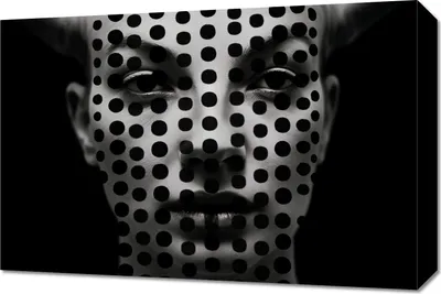 Produktbild von Bild 60x40cm Durchbohrender Blick