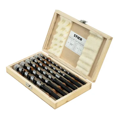 Produktbild von STIER Schlangenbohrer Tieflochbohrer Set 6-teilig 155 / 235 mm 10 - 20 mm Federstahl