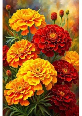 Obrázek produktu pro Obraz malováný podle čísel, motiv: kytice, rozměry 40x50 cm, na rámu, kreativní
