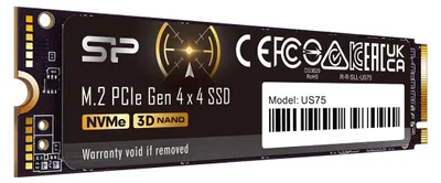 Imagen del producto de SP US75 SSD 1TB NVMe PCIe Gen 4x4 7000 MBs