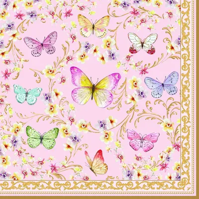 Immagine prodotto di Tovagliolo di carta Majestic Butterflies