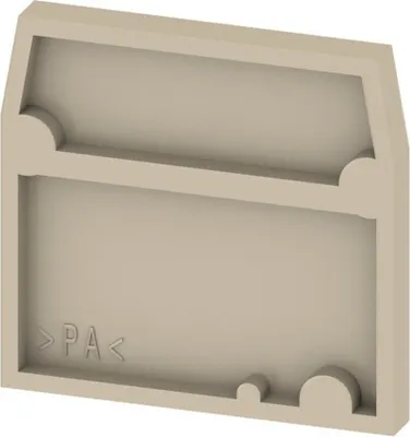 Immagine prodotto di Piastra terminale - Piastra terminale/di separazione per morsettiera AP AKZ2.5