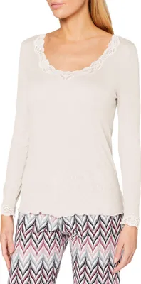 Produktbild von Calida CALIDA Damen Richesse Lace Top Langarm Unterwäsche uni 2430-12-00030