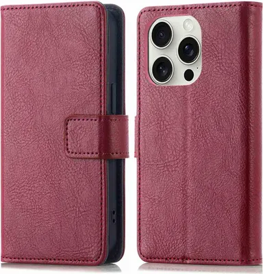 Obrázok produktu pre imoshion Luxe Bookcase pre Apple iPhone 16 Pro Max - Bordeaux