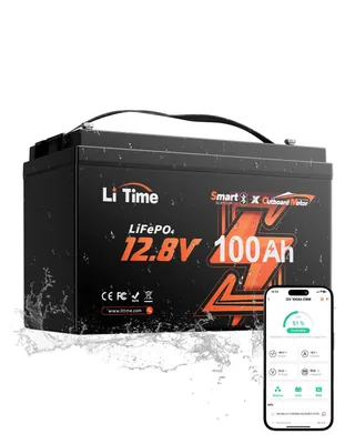 Image de Batterie LiFePO4 12V 100Ah avec Bluetoothpour moteur hors-bord électrique