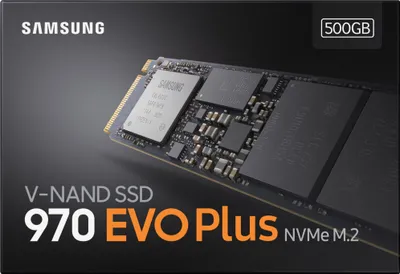 Obrázok produktu pre Samsung 970 EVO Plus MZ-V75S500BW - SSD - šifrovaný - 500 GB - interný - M.2 2280 - PCIe 3.0 x4 (NVMe)