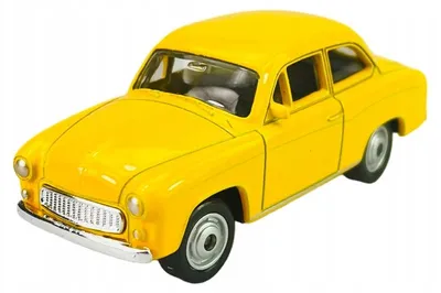 Produktbild von Welly Syrena 105 Modellauto Gelb Metall 1:60