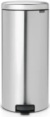 Zdjęcie produktu dla Brabantia 111822, 30 l, Okrągły, Stal nierdzewna, Pedał, 30 cm, 300 mm