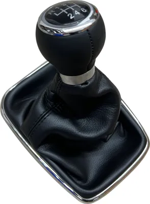 Obrázek produktu pro Sportovní hlavice řadicí páky + hlavice řadicí páky černá chromovaná 6-rychlostní pro VW Golf 4