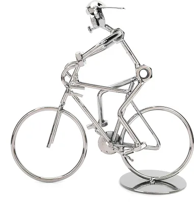 Image de Modèle de vélo vintage,Modèle de conducteur de vélo,Modèle de vélo en métal,Décor de bureau vélo,Décor de bureau à domicile,Ornements de vélo