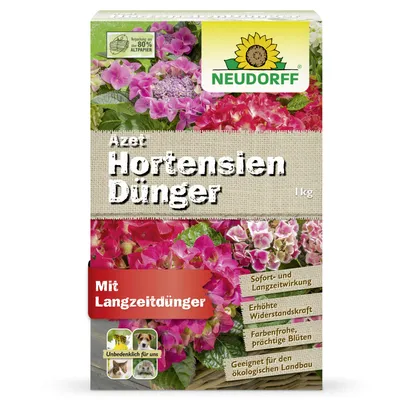Produktbild von Neudorff - Azet HortensienDünger 1 kg mit 100 Tagen Langzeitwirkung