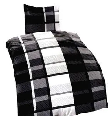 Produktbild von 4 tlg Bettwäsche Garnitur Deckenbezug Microfaser 135x200 cm Sönnich