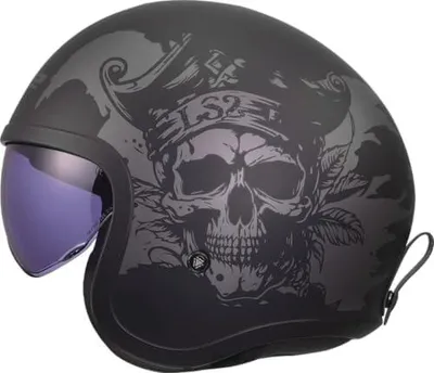 Produktbild von Jethelm SPITFIRE II WILLY Schwarz Grau, XL